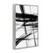 Stupell Industries Minimal Black Streaks on White Framed Giclee By Judith Shapiro